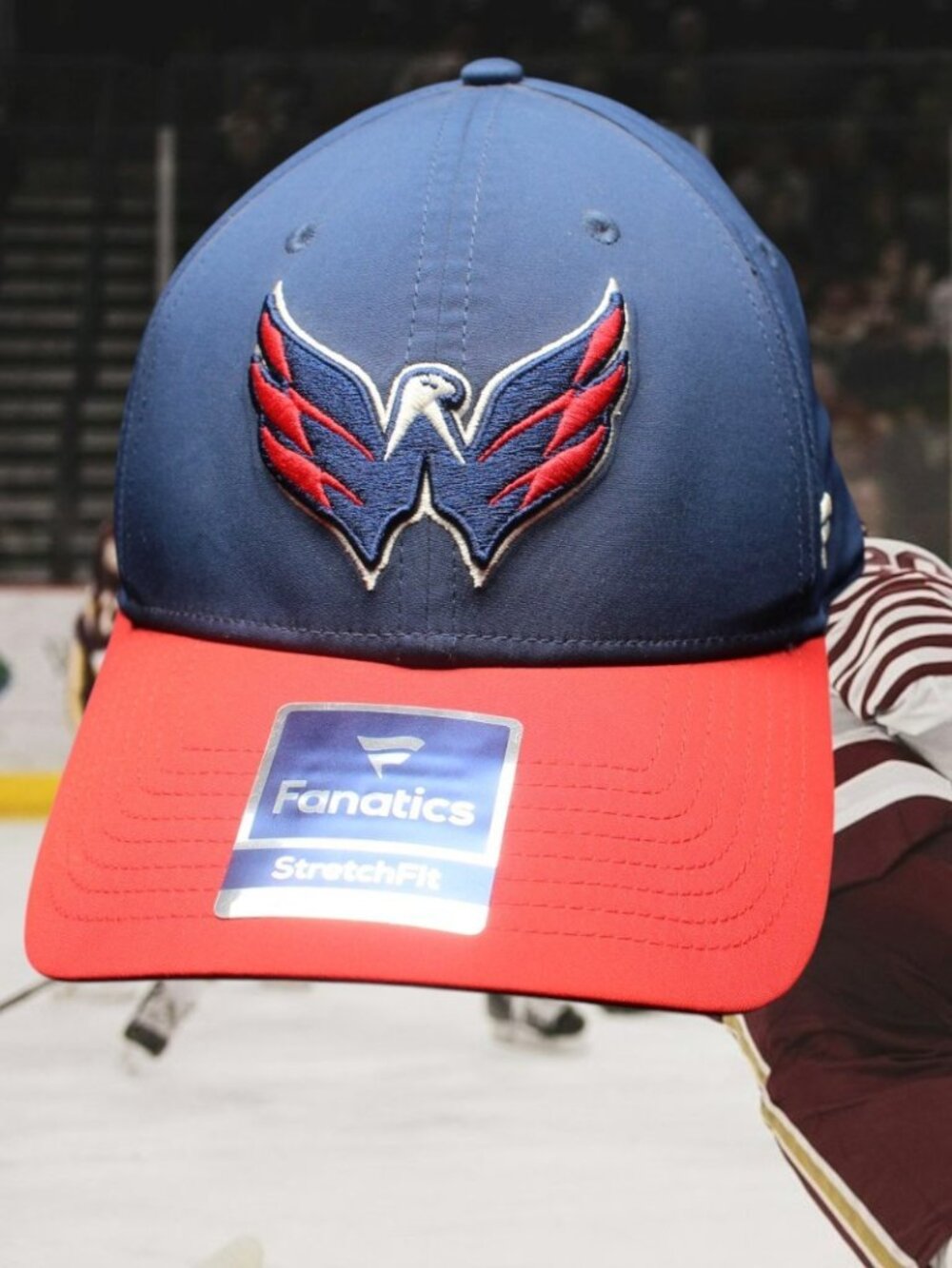 Washington Capitals Mitchell & Ness NHL Fitted S/m Hat 3D Logo Navy Cap NWT